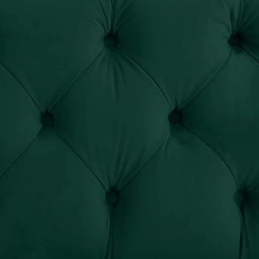 Wooden 3 Seater Sofa For Living Room (Emerald Green)