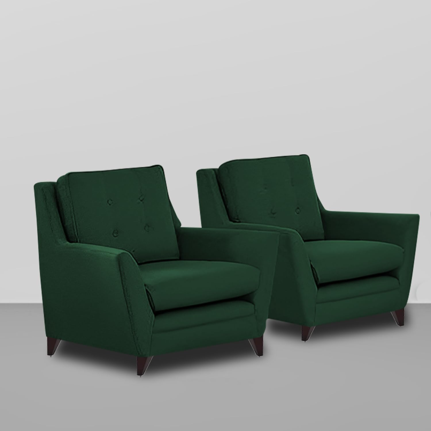 Phirkcraft 3+1+1 Seater Sofa For Living Room (Green Fabric) Premium Fabric sofa(Green)