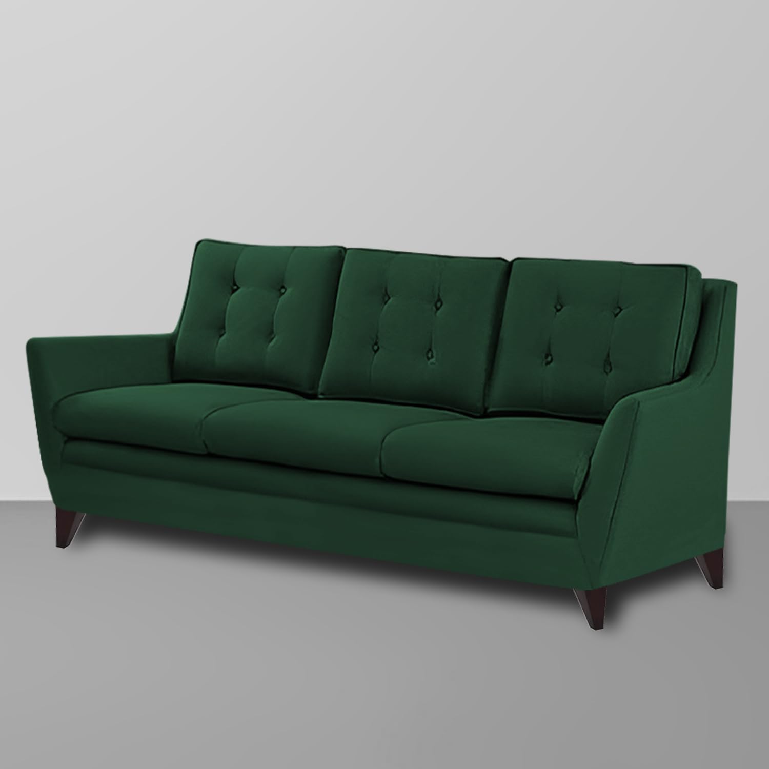 Phirkcraft 3+1+1 Seater Sofa For Living Room (Green Fabric) Premium Fabric sofa(Green)