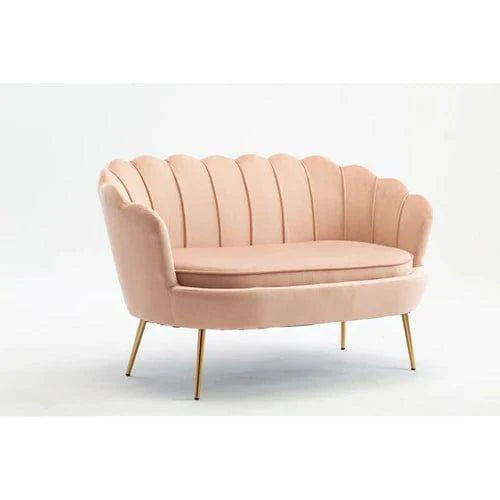 Citlali Velvet Flared Arm Love seat
