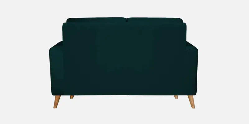 Wooden 2 Seater Sofa For Living Room (Green)