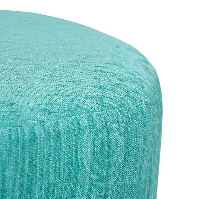 blue color  wooden Ottoman Stool For Living Room