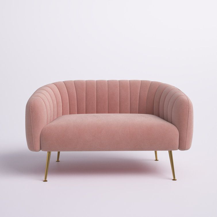 Wooden 2 Seater For Living Room (Pink)