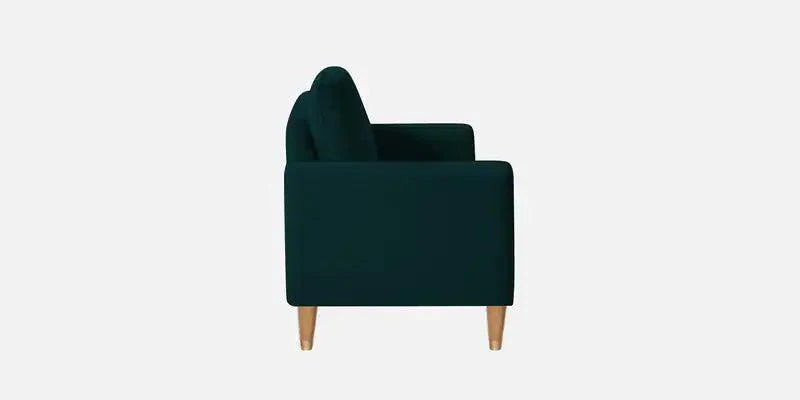 Wooden 2 Seater Sofa For Living Room (Green)
