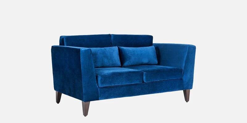 Wooden 2 Seater For Living Room (Blue)