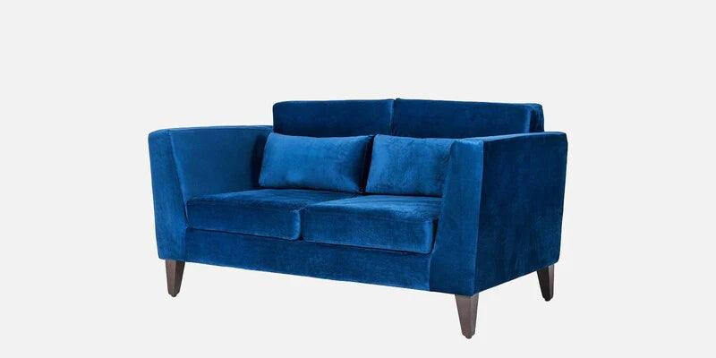 Wooden 2 Seater For Living Room (Blue)