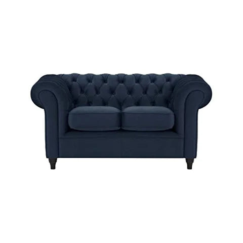 sheesham-wood-2-seater-sofa-blue-color