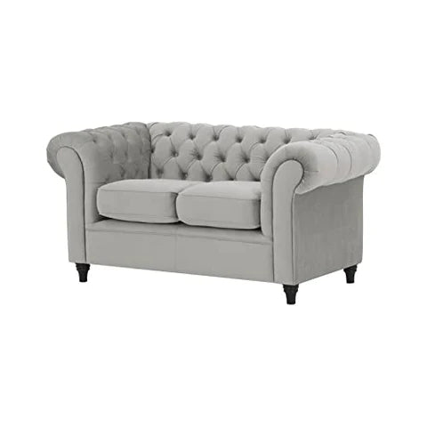 sheesham-wood-2-seater-sofa-light-grey