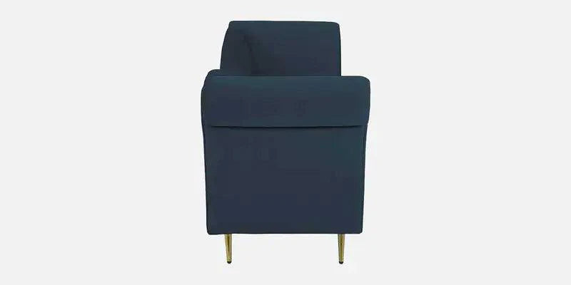 Wooden 2 Seater Sofa For Living Room (Dark Blue)