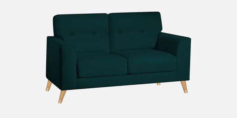Wooden 2 Seater Sofa For Living Room (Green)